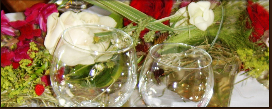Foto gedeckter Tisch